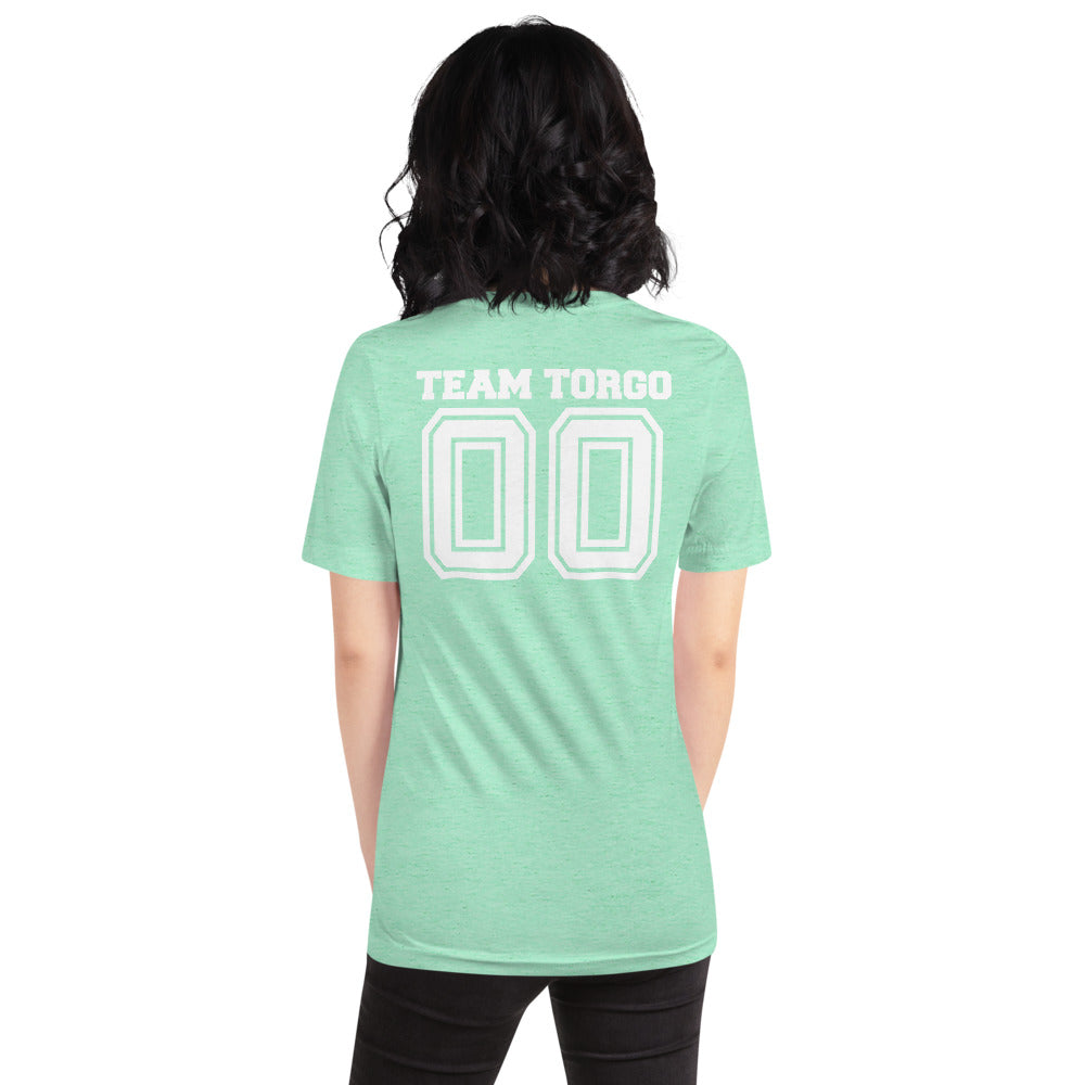 Team Torgo T-Shirt with White Text on the back