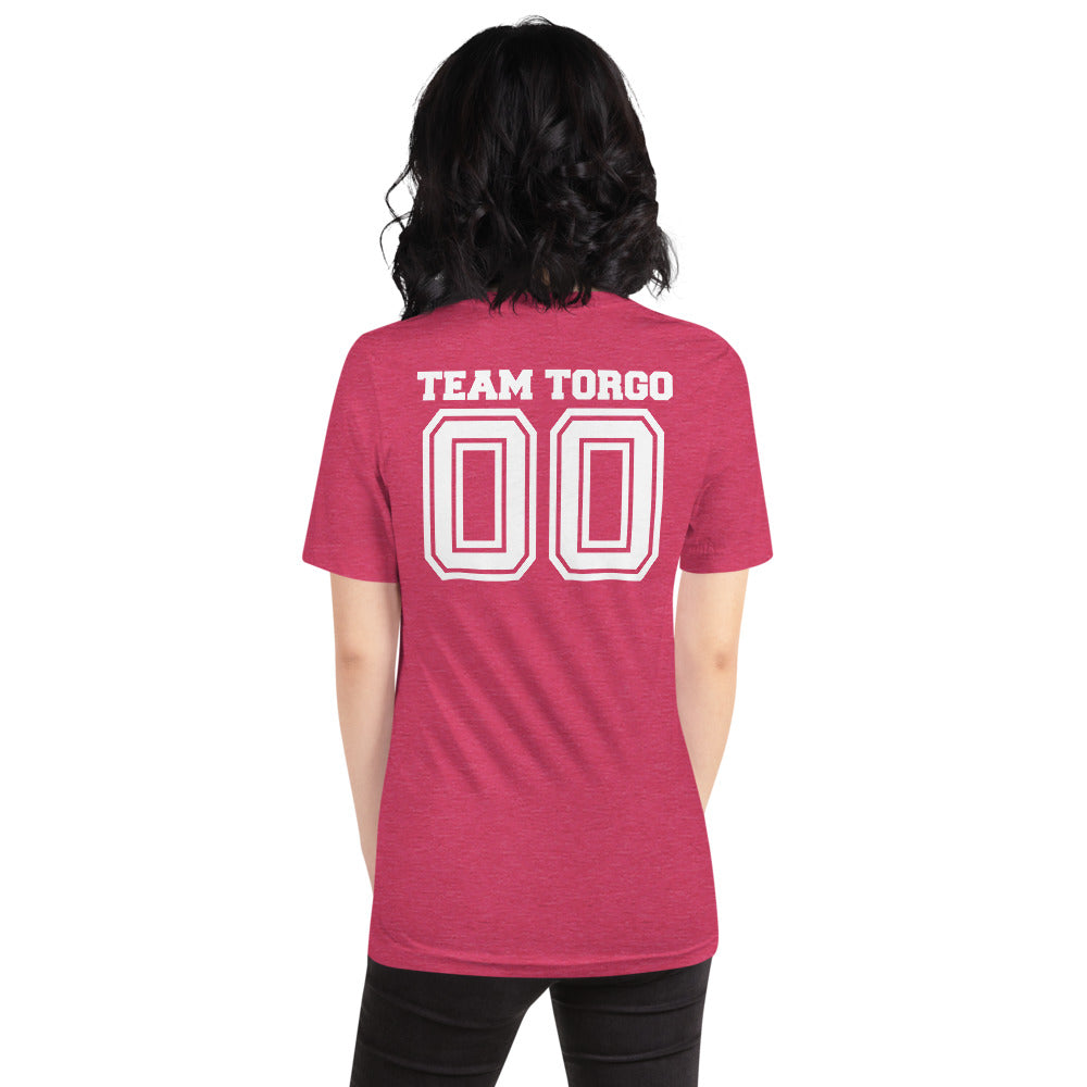 Team Torgo T-Shirt with White Text on the back